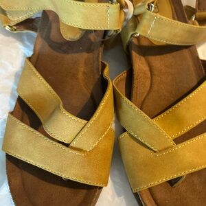 Chic Mustard Sandals for Women